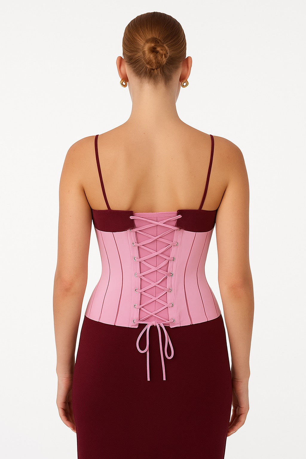 Two-Tone Corset Top