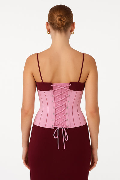 Two-Tone Corset Top